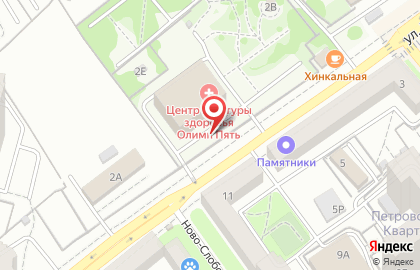 Хинкальная на улице Моисеева на карте