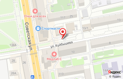 Орбита на Советской улице на карте