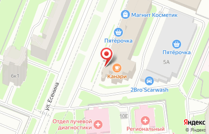 Слетать.ру Есенина 5Б на карте