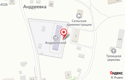 Андреевский на Школьной улице на карте