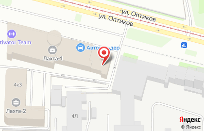 Транспортная компания Небоскреб на улице Оптиков на карте