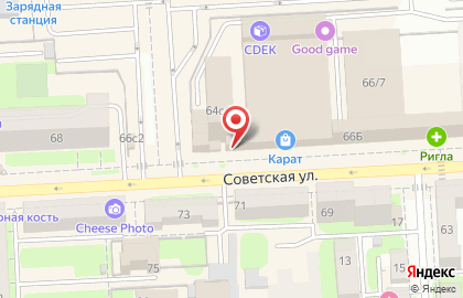Пекарня Urban Baker на Советской улице на карте