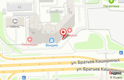 Агентство недвижимости Рио-Люкс на улице Братьев Кашириных на карте