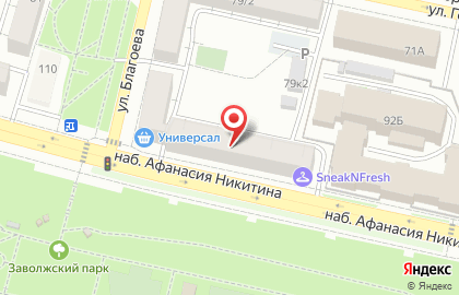 Гранитная мастерская Монумент на набережной Афанасия Никитина на карте