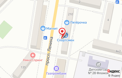 Спортивный магазин Спортсмен в Нижнем Новгороде на карте