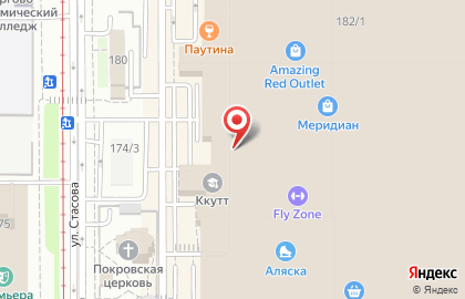Фитнес-клуб XFIT Меридиан на улице Стасова на карте
