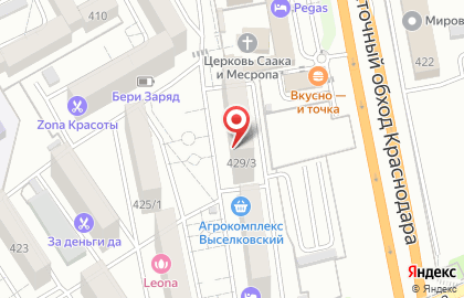 ООО Тенториум в Карасунском округе на карте