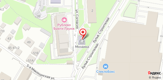 Монтессори детский сад Мозаика на карте