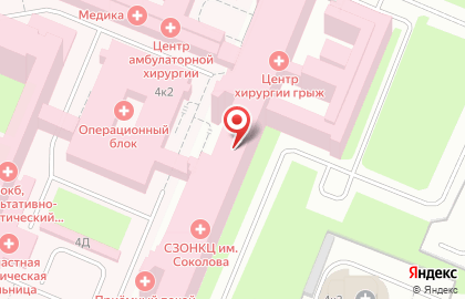 Санкт-Петербургский центр эндокринной хирургии на проспекте Культуры на карте