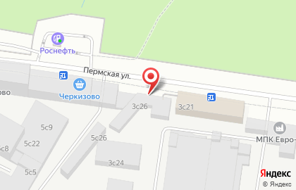 Общежитие Кубрик на Бульваре Рокоссовского на карте