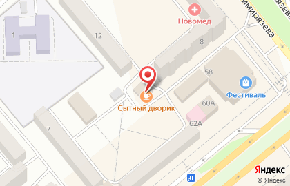 Продовольственный магазин Светлана на улице Тимирязева на карте