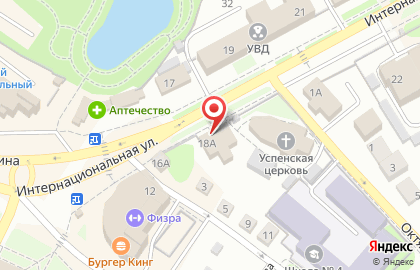 Церковный магазин Мир православной книги на Интернациональной улице на карте