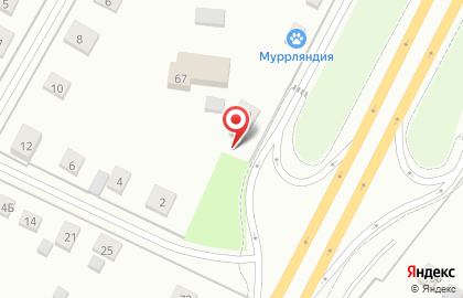 Магистраль в Красносельском районе на карте