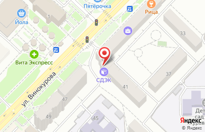 Компания по производству чулочно-носочных изделий Фабрика Носков на улице Винокурова на карте