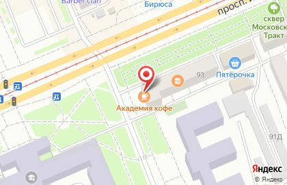 Кофейня Green Green в Кировском районе на карте