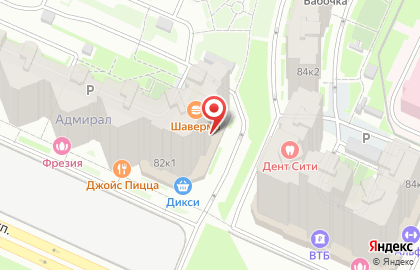Магазин овощей и фруктов в Красносельском районе на карте