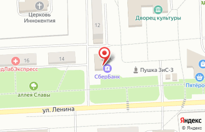 СберБанк в Перми на карте
