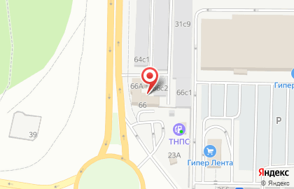 Гаражно-потребительский кооператив №28 в Комсомольском районе на карте