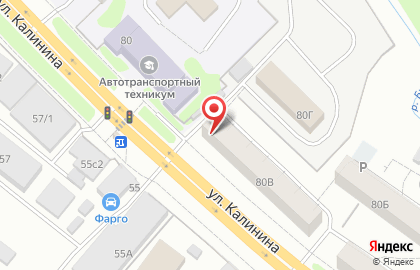 Участковый пункт полиции №1 в Октябрьском районе на карте