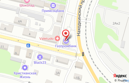 Газпромбанк во Владивостоке на карте