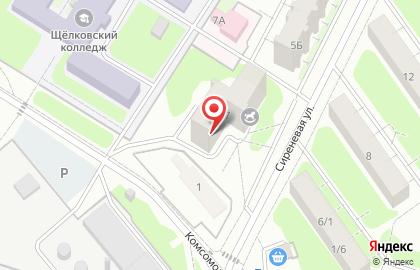 Ступени на Сиреневой улице на карте