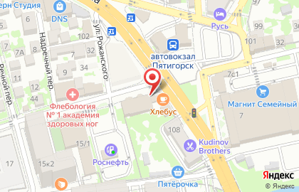 Кафе Жигули на улице Бунимовича на карте