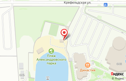 Парк Александровский пляж на карте