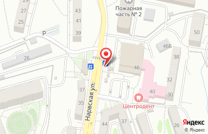 Магазин печатной продукции Пресса 39 в Центральном районе на карте