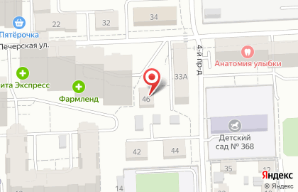 Клининговая компания Ветер Перемен в Октябрьском районе на карте