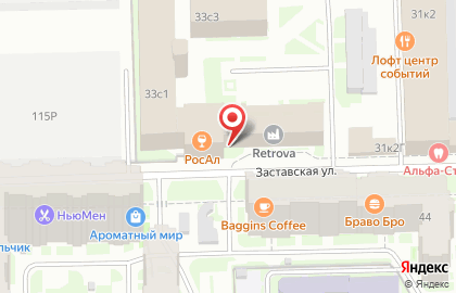 Интернет-магазин Догодика на Заставской улице на карте
