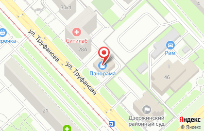 Сервисный центр Комбисервис на улице Труфанова на карте