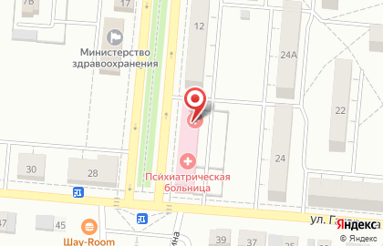 Свердловская областная клиническая психиатрическая больница на улице Ватутина в Первоуральске на карте