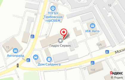 Компания по ремонту гидравлических цилиндров ТамбовГидросервис на карте