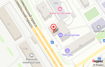 Общежитие в Петрозаводске на карте