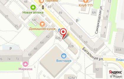 Магазин овощей и фруктов в Московском районе на карте