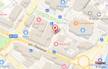 Торговый центр Пассаж Сочи на карте