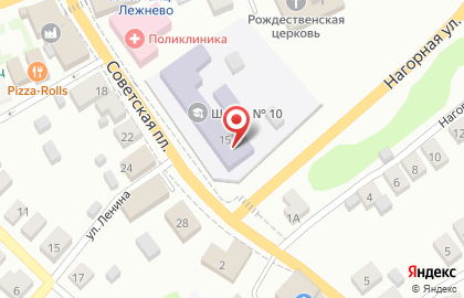 Лежневская средняя школа №10 на карте