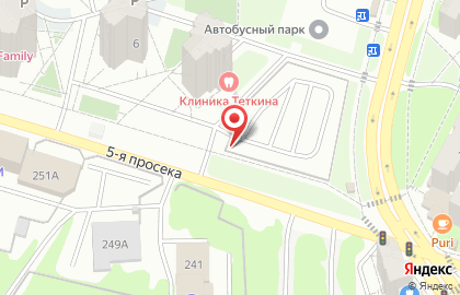 Автостоянка на Солнечной, 10Б на карте