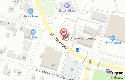 Горный на карте