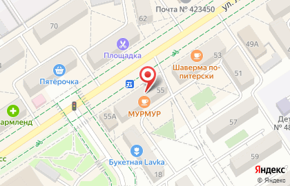 Магазин электротоваров Электроград на улице Ленина на карте