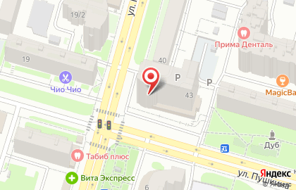 Супермаркет Магнит в Уфе на карте