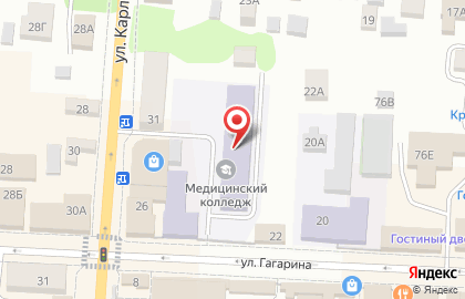 Сарапульский медицинский колледж на карте