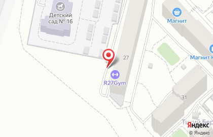 Фитнес-клуб R27gym в Чкаловском районе на карте