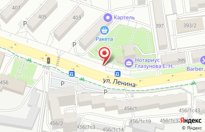 Рекламный щит 3х6м. на улице Ленина на карте