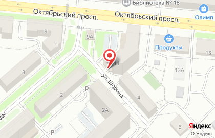 Кафе-пельменная Кафе-пельменная на Октябрьском проспекте на карте
