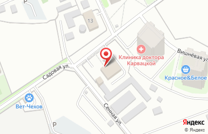 Чеховское районное отделение Всероссийское добровольное пожарное общество на карте