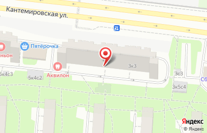 Детский центр-сад Кристаллики на Кантемировской на карте