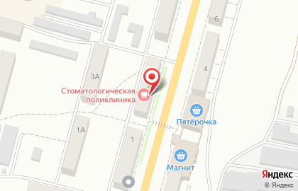 Стоматологическая поликлиника №1 в Ленинск-Кузнецком на карте
