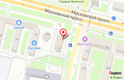 Магазин цветов в Брянске на карте