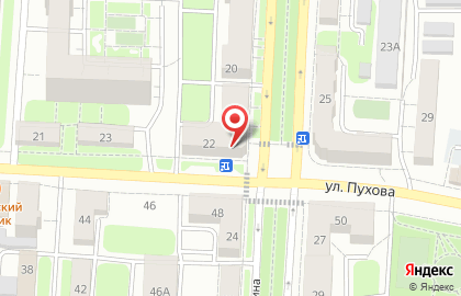 Мясной магазин Бульонchick в Калуге на карте